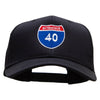 Interstate 40 Solid Cotton Twill Low Profile Snap Cap