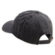 Saving Trees Embroidered Cotton Twill Premium Pigment Dyed Cap - Black OSFM