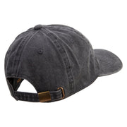 Saving Trees Embroidered Cotton Twill Premium Pigment Dyed Cap - Black OSFM