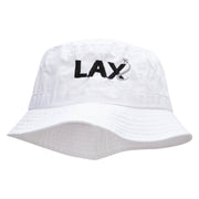 LAX Embroidered Bucket Hat - White OSFM