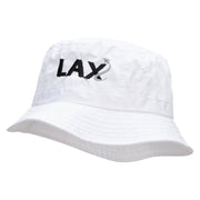 LAX Embroidered Bucket Hat - White OSFM