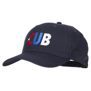 Cuba CUB Flag Embroidered Solid Cotton Pro Style Cap