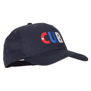 Cuba CUB Flag Embroidered Solid Cotton Pro Style Cap