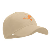 Playing Bowling Embroidered New Low Profile Organic Cotton Cap - Khaki OSFM