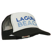 Laguna Beach Embroidered Foam Mesh Back Cap