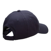 Playing Bowling Embroidered New Low Profile Organic Cotton Cap - Navy OSFM