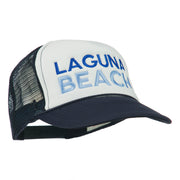 Laguna Beach Embroidered Foam Mesh Back Cap