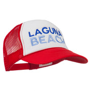 Laguna Beach Embroidered Foam Mesh Back Cap