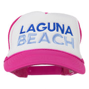 Laguna Beach Embroidered Foam Mesh Back Cap