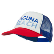 Laguna Beach Embroidered Foam Mesh Back Cap