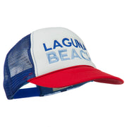 Laguna Beach Embroidered Foam Mesh Back Cap