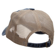 Pastel Starfish Shell Patched Pigment Dyed Mesh Cap