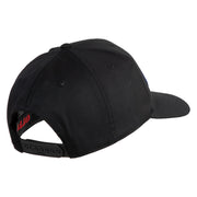 U.S. Navy Retired Blue Patched Solid Cotton Twill Pro Style Cap - Black OSFM