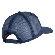 4th Marine Division Patched Solid Cotton Twill Mesh Prostyle Cap - Navy OSFM