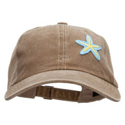 Pastel Starfish Shell Patched Pigment Dyed Mesh Cap