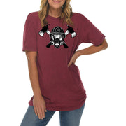 Firefighter Icon Unisex Ring Spun Cotton Vintage Short Sleeve Crewneck Tee Shirt - Vintage-Brick XS