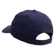 Artistic Style Hola Embroidered Low Profile Dyed Cotton Twill Cap - Navy OSFM