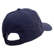 Artistic Style Hola Embroidered Low Profile Dyed Cotton Twill Cap - Navy OSFM