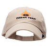 Dream Team Low Profile Pet Spun Washed Cap - Khaki OSFM