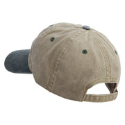 US Shooters Embroidered Pigment Dyed Wash Cap - Khaki-Green OSFM