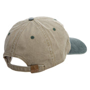 US Shooters Embroidered Pigment Dyed Wash Cap - Khaki-Green OSFM