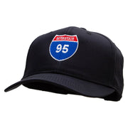 Interstate 95 Solid Cotton Twill Low Profile Snap Cap