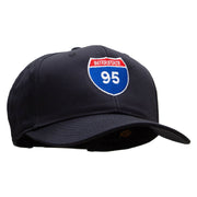 Interstate 95 Solid Cotton Twill Low Profile Snap Cap