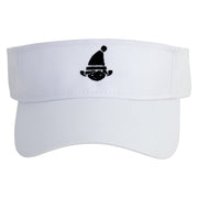 Elf Embroidered Cotton Twill Sun Visor - White OSFM