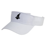 Elf Embroidered Cotton Twill Sun Visor - White OSFM