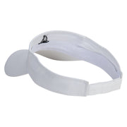 Elf Embroidered Cotton Twill Sun Visor - White OSFM