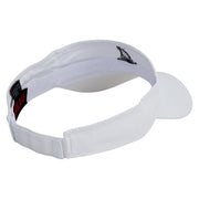 Elf Embroidered Cotton Twill Sun Visor - White OSFM