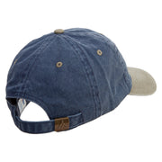 US Shooters Embroidered Pigment Dyed Wash Cap - Navy-Khaki OSFM