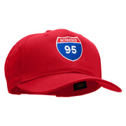 Interstate 95 Solid Cotton Twill Low Profile Snap Cap