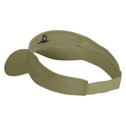 Elf Embroidered Cotton Twill Sun Visor - Khaki OSFM