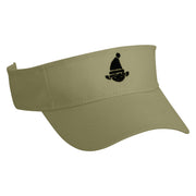 Elf Embroidered Cotton Twill Sun Visor - Khaki OSFM