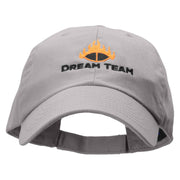 Dream Team Low Profile Pet Spun Washed Cap - Grey OSFM