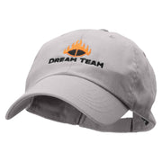 Dream Team Low Profile Pet Spun Washed Cap - Grey OSFM