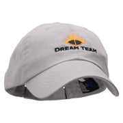 Dream Team Low Profile Pet Spun Washed Cap - Grey OSFM