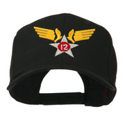 12th Air Force Military Badge Embroidered Cap