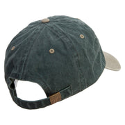 US Shooters Embroidered Pigment Dyed Wash Cap - Spruce-Khaki OSFM