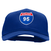 Interstate 95 Solid Cotton Twill Low Profile Snap Cap