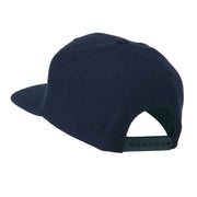 Big Diamond Embroidered Flat Bill Cap