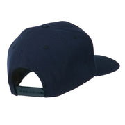 Big Diamond Embroidered Flat Bill Cap