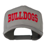 Sports Team Bulldogs Embroidered Cap