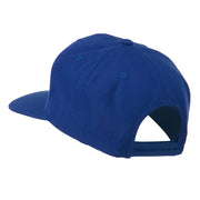 Big Diamond Embroidered Flat Bill Cap