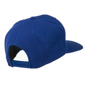 Big Diamond Embroidered Flat Bill Cap