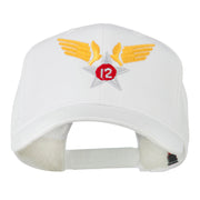 12th Air Force Military Badge Embroidered Cap