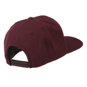 Big Diamond Embroidered Flat Bill Cap