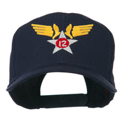 12th Air Force Military Badge Embroidered Cap