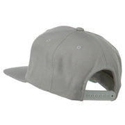 Big Diamond Embroidered Flat Bill Cap